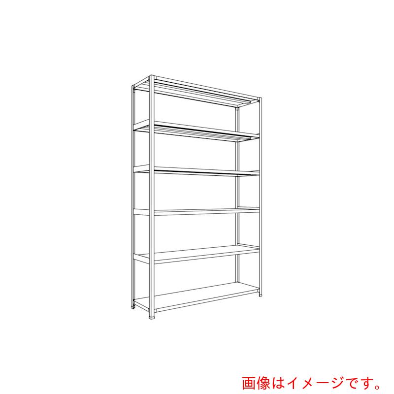 【別途送料あり】日本ファイリング　軽量開放棚　中棚ボルトレスタイプＷ１５００Ｄ４５０Ｈ２４００Ｆ６　【品番：LA85S-16】
