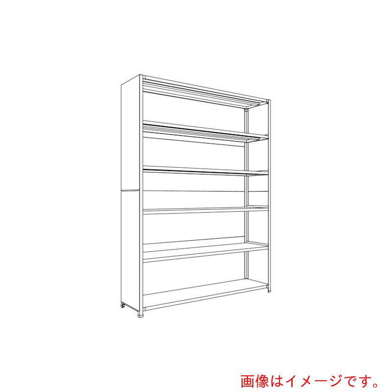 【別途送料あり】日本ファイリング 背板・側板付軽量物品棚W1800D450H2400F6 【品番:LA86S-26】|住設プロ 店