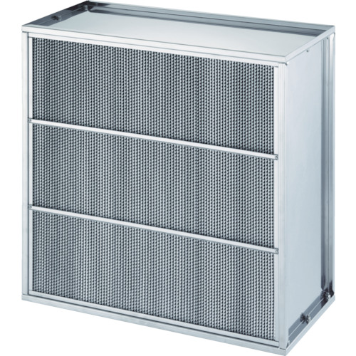 【別途送料あり】日本無機　エアフィルター　アトモス耐熱３５０℃　多風量ＨＥＰＡフィルタ　６１０×６１０×２９０　【品番：ATMCU-35-P-FS4】