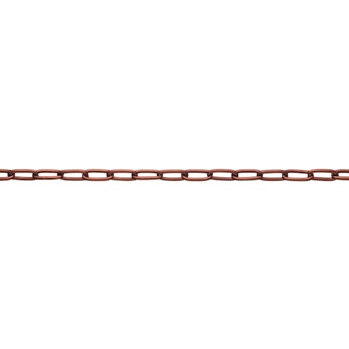 ニッサチェイン 鉄カラーリンクU 15m巻 茶 【品番:R-IU20E-BR】