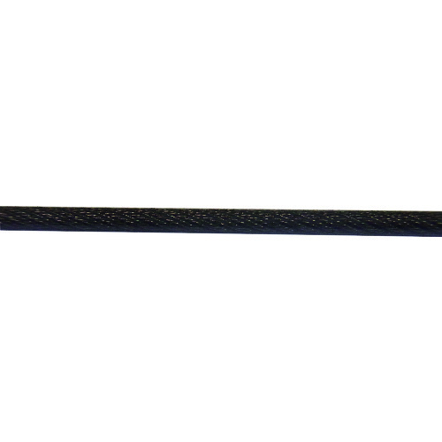 ニッサチェイン 黒コーティングワイヤロープ １．２粍×１００ｍ １巻 【品番：R-SY12V-BLACK】