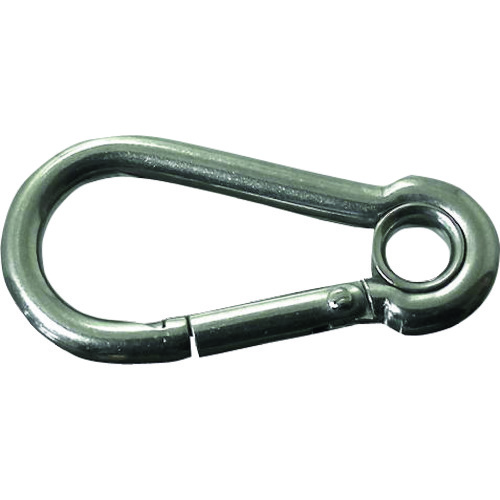 ニッサチェイン ステン環付スプリングフック10mm (10個入) 【品番:SAH1100】|住設プロ 店