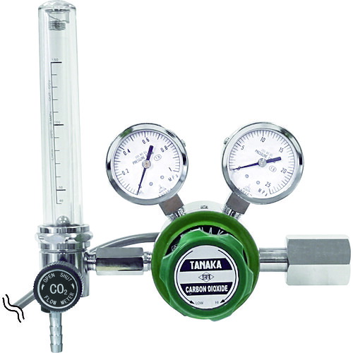 日酸TANAKA 炭酸用ヒーター付圧力調整器AU150B−H12II 【品番:QAN101078】|住設プロ 店