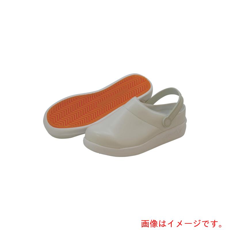 日進ゴム　サボシューズ　白　２５．５ｃｍ　【品番：V720W-25.5】