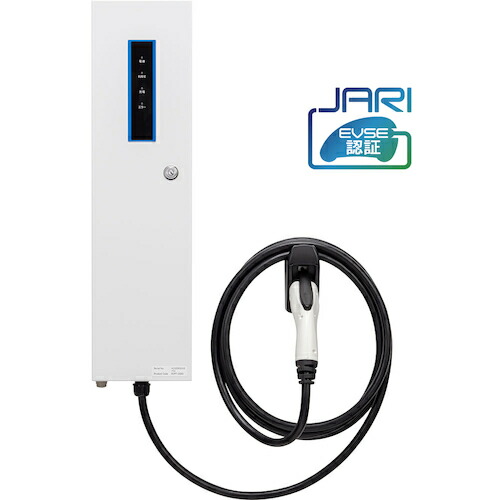 日東工業（NITO）　ＥＶ・ＰＨＥＶ用普通充電器（ＪＡＲＩ認証品）［Ｐｉｔ?２Ｇシリーズ］通信モデル・壁掛け／自立（ＭＯＤＥ３）　【品番：EVP-2G60J-W-L7】