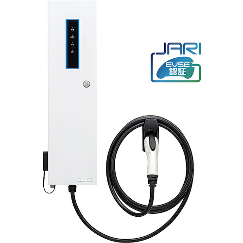 【別途送料あり】日東工業（NITO）　ＥＶ・ＰＨＥＶ用普通充電器（ＪＡＲＩ認証品）［Ｐｉｔ－２Ｇシリーズ］通信モデル・壁掛け（ＭＯＤＥ３）　【品番：EVPT-2G60J-W-L7】