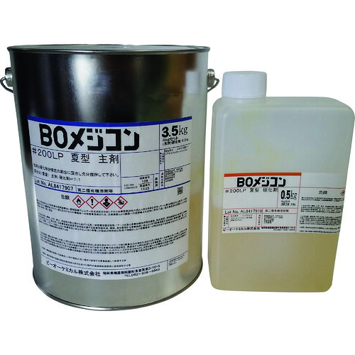 【別途送料あり】日塗化学（NTCC）　ＢＯメジコン＃２００ＬＰ　４ｋｇセット　【品番：2001KN】｜住設プロ　店