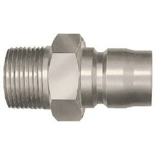 日東工器　ＴＳＰカプラ　鋼鉄製（めねじ取付用プラグ）　相手側Ｒｃ１　１／２（００８２３）　【品番：12TPM STEEL 】