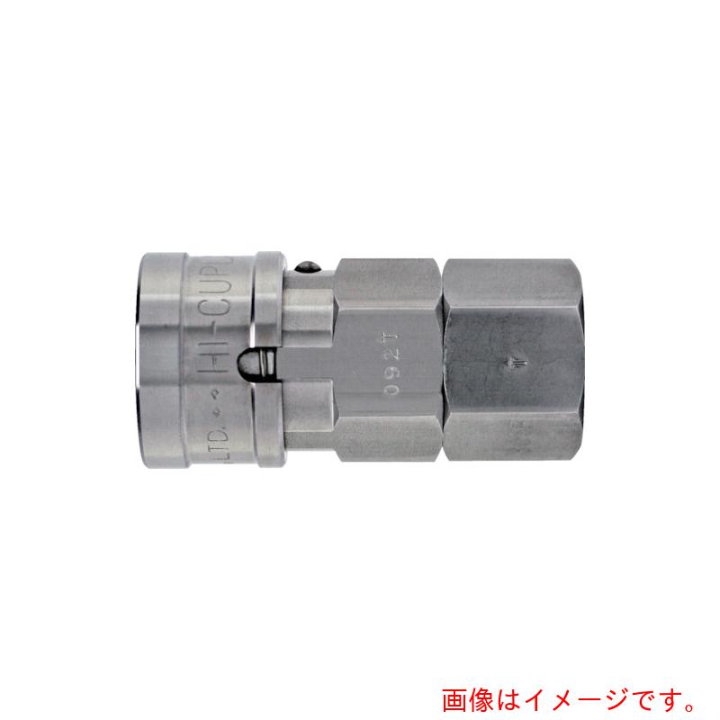 【メール便対応】日東工器　ハイカプラＢＬ　（おねじ取付用ソケット）　相手側取付サイズＲ１／４（４０４９１）　【品番：20SF-BL SUS NBR 】