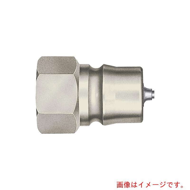 日東工器　ハイパーＨＳＰカプラプラグ　相手側取付サイズＲ１（１７９０４）　【品番：8HP-PV STEEL NBR 】
