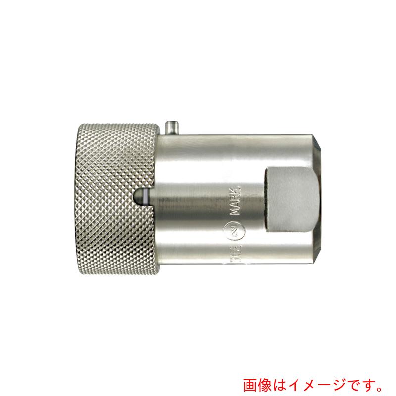 日東工器　ＨＳＰカプラソケット　おねじタイプ／テーパねじ　相手側取付サイズＲ１（０１２６４）　【品番：8HS-PL STEEL NBR 】