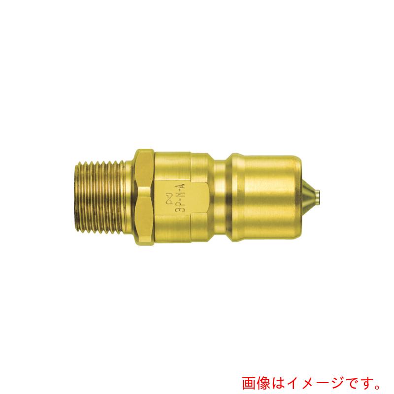日東工器　ＳＰカプラ　タイプＡ　真ちゅう製　ふっ素ゴムＦＫＭ　Ｘ－１００（４３４０９）　【品番：8P-M-A BRASS FKM 】