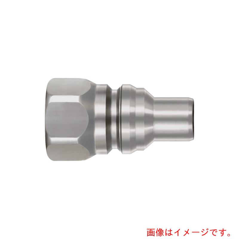 日東工器　ＨＳＵカプラ　高圧用相手側取付サイズＲ１／２耐圧力（ＭＰａ）３１．５（４７９４８）　【品番：HSU-4P SUS HNBR 】