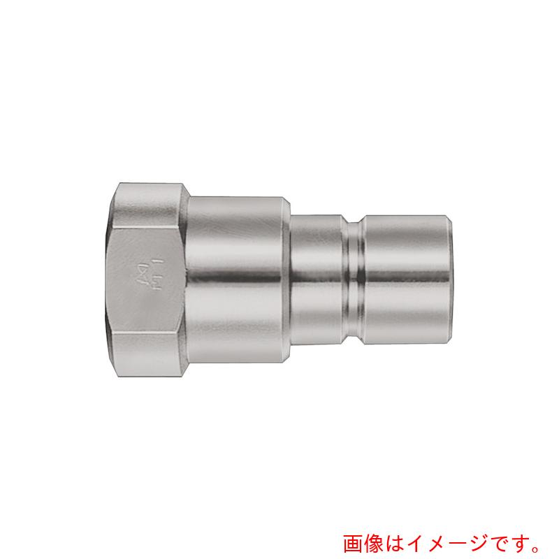日東工器 Ｓ２１０カプラ 高圧用相手側取付サイズＲ１耐圧力（ＭＰａ）３１（０２３６３） 【品番：S210-8P SUS FKM     】