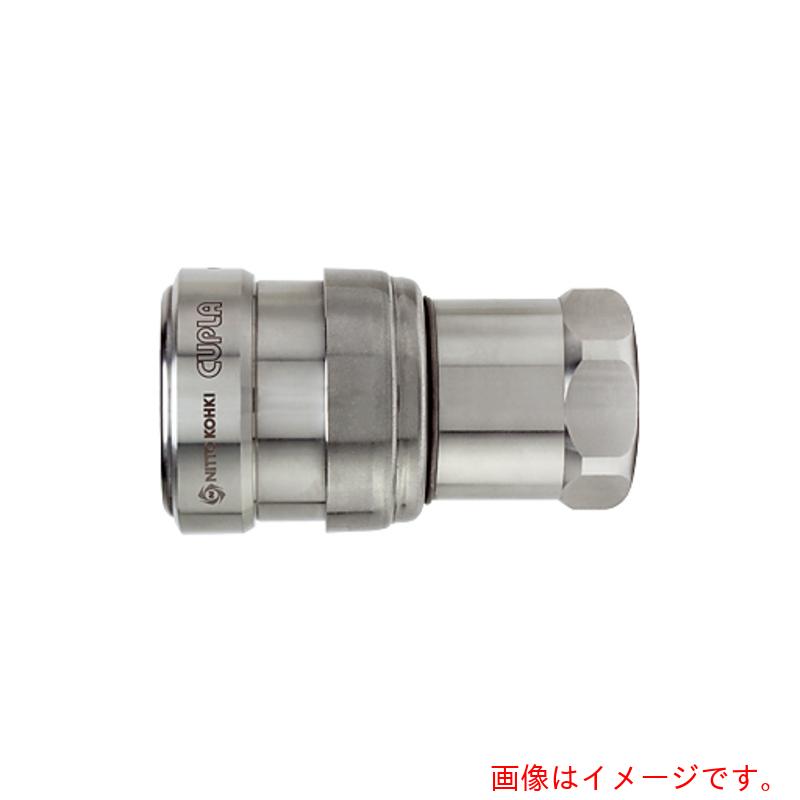 日東工器　ゼロスピルカプラ　ステンレス製　ふっ素ゴムＦＫＭ（Ｘ－１００）（４２８１６）　【品番：ZEL-2S SUS FKM 】