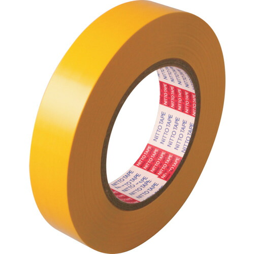 日東エルマテリアル(Nitto) ラインテープE−OC(BC) 0.16mm×25mm×50m 黄 【36個】 【品番:E-OC25Y】|住設プロ 店