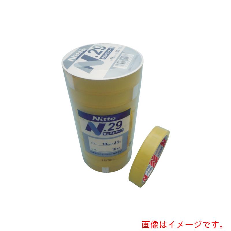 日東電工ベースマテリアル（Nitto） セロハン磁気テープ Ｎｏ．２９ＮＥＷ ２４粍×３５ｍ（５巻入） 【30個】 【品番：NO29-24】