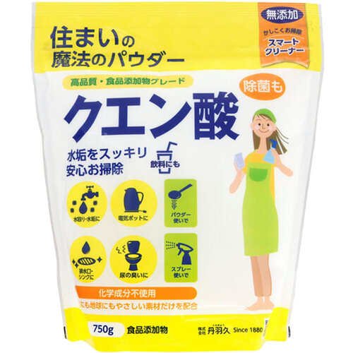 丹羽久 定住地の巫女寄せの黒色火薬 クエン酸 ７５０ｇ 【20個】 【品番：391571】