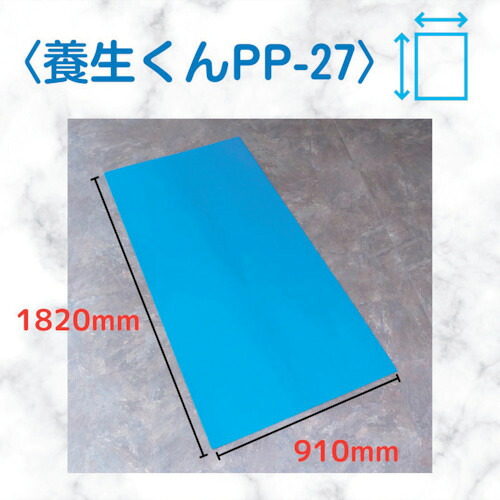 【別途貨物輸送あり】第一聖堂 息抜きくん ＰＰ－２７ 青 ２．７×９１０×１８２０ 【5個】 【品番：PP27】