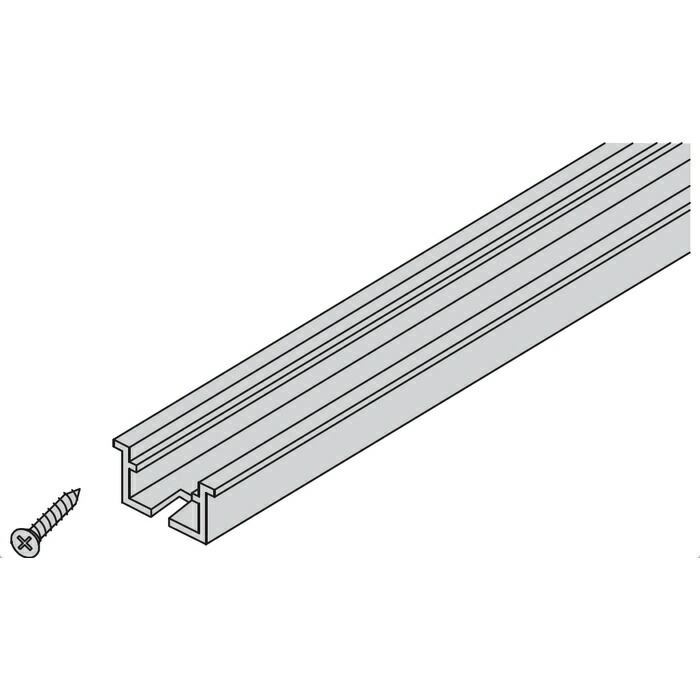 【大型商品】ノダ（NODA）　レール（上用）幅1,708mm用L\u003d1,670mm（2連用） 1本入　ブロンズ　【品番：P-908B】