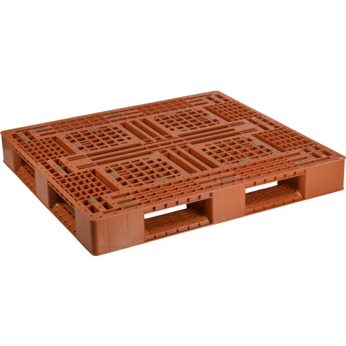 日本プラパレット ＮＰＣ 可塑性物質調色板ＦＡー１２１１ 片面四方差し 赤銅色 【品番：FA-1211】