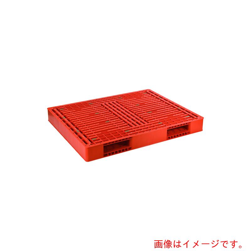 日本プラパレット　ＮＰＣ　プラスチックパレットＦＳ－１４１１　両面ニ方差し　グレー　【品番：FS-1411-GY】
