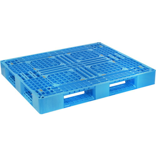 日本プラパレット　ＮＰＣ　プラスチックパレットＬＡー１３１１　片面四方差し　青　【品番：LA-1311】 13,019円