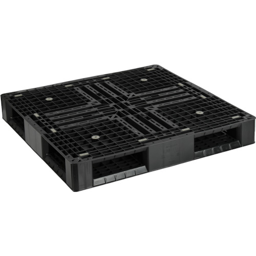 日本プラパレット　ＮＰＣ　プラスチックパレットＬＭー１１１１ＲＲ　両面四方差し　黒　【品番：LM-1111RR】 15,455円