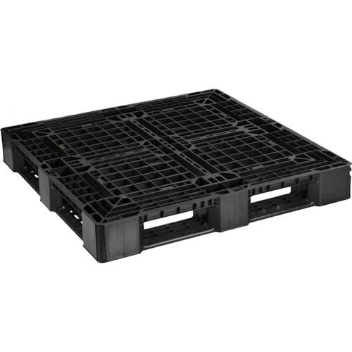 日本プラパレット ＮＰＣ 可塑性物質調色板ＳＬＢ－１１１１－２ＲＲ 片面四方差し 黒 【品番：SLB-1111-2RR】