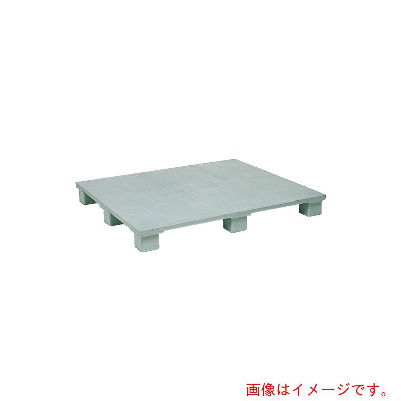 【別途送料あり】日本プラパレット　ＮＰＣ　プラスチックパレットＳＸー１１０９Ｅ４　単面四方差し　グレー　【品番：SX-1109E4】