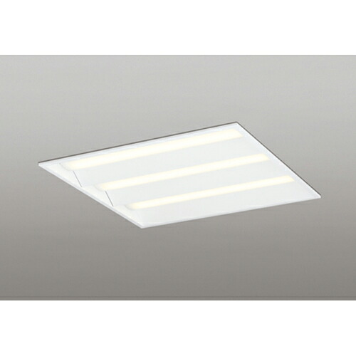 オーデリック　ベースライト LED-SQUARE FHP 45W&times;4灯 埋込型 600 ルーバー無 非調光 電球色　【品番：XD 466 017P2E】｜住設プロ　店 28,124円