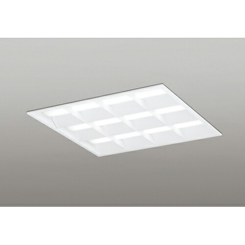 オーデリック ベースライト LED-SQUARE FHP 45W×4灯 埋込型 600 ルーバー付 非調光 昼白色 【品番:XD 466 029P2B】|住設プロ 店