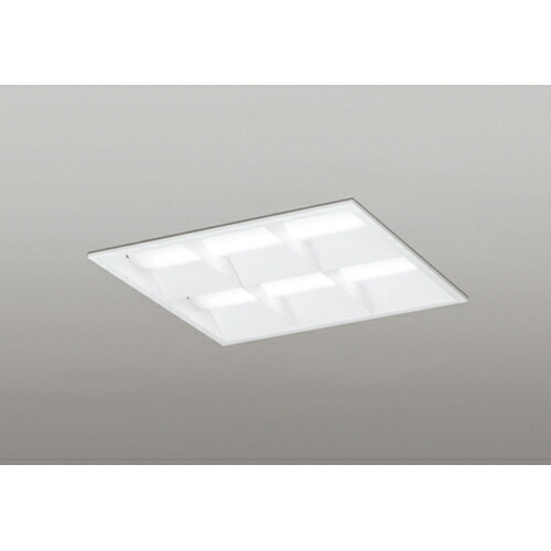 オーデリック ベースライト LED-SQUARE FHP 32W×3灯 埋込型 450 ルーバー付 非調光 温白色 【品番:XD 466 031P1D】|住設プロ 店