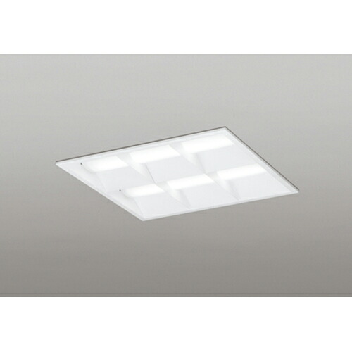 オーデリック 軍事基地ともし火 LED-SQUARE FHP 32W×4灯 埋込型 450 ルーバー付 LC調光 温白いこと 【品番：XD 466 032P2D】