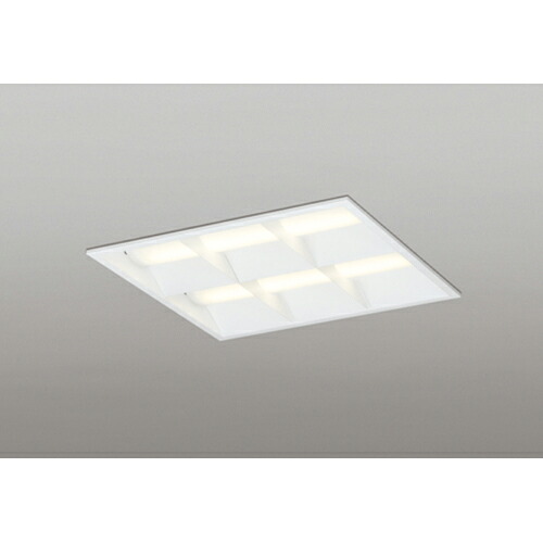 オーデリック 軍事基地ともし火 LED-SQUARE FHP 32W×4灯 埋込型 450 ルーバー付 LC調光 白熱電球色 【品番：XD 466 032P2E】