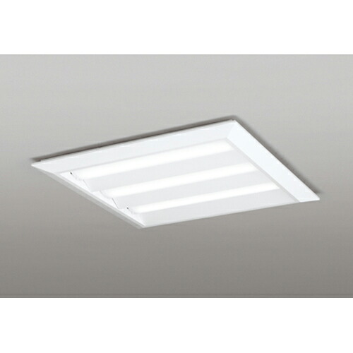 オーデリック 軍事基地ともし火 LED-SQUARE FHP 45W×3灯 埋込穴680 直付/埋込兼用型 ルーバー無 LC 温白いこと 【品番：XL 501 015P1D】