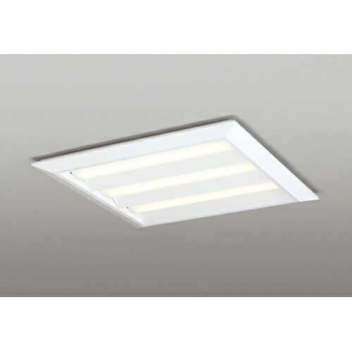 オーデリック 軍事基地ともし火 LED-SQUARE FHP 45W×3灯 埋込穴680 直付/埋込兼用型 ルーバー無 LC 白熱電球色 【品番：XL 501 015P1E】