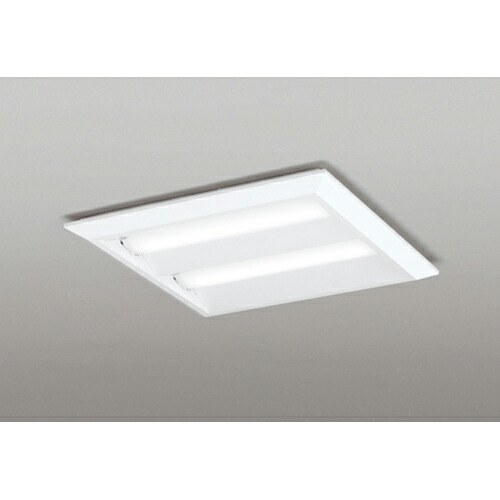 オーデリック　ベースライト LED-SQUARE FHP 32W×3灯 埋込穴450 直付/埋込兼用型 ルーバー無 非調光 温白色　【品番：XL 501 016P1D】