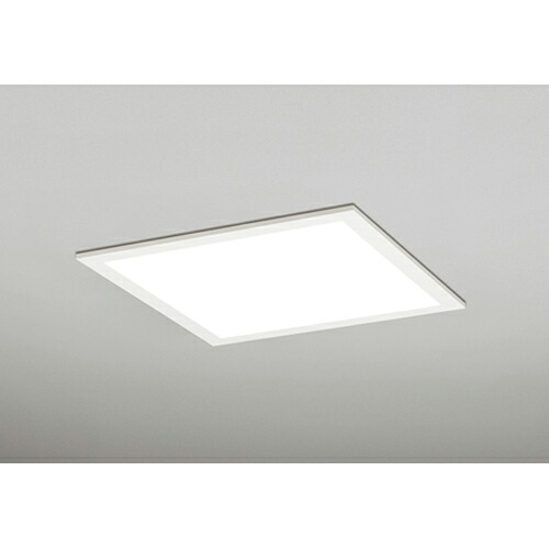 オーデリック 軍事基地ともし火 LED-SQUARE FLAT FHP 32W×4灯 埋込穴450 6000ルーメン印字機 直付/埋込兼用型 非調光 昼白いこと 【品番：XL 501 020R】
