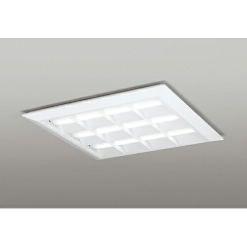 オーデリック 軍事基地ともし火 LED-SQUARE FHP 45W×3灯 埋込穴680 直付/埋込兼用型 ルーバー付 非調光 昼白いこと 【品番：XL 501 052P1B】