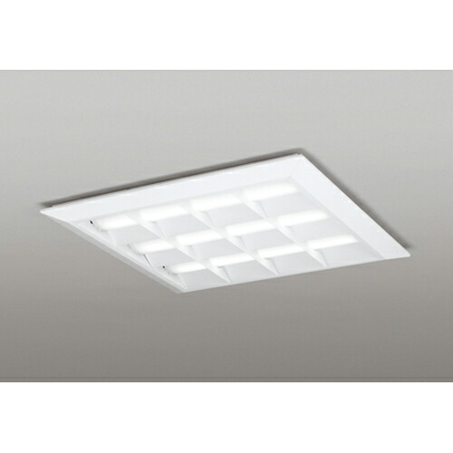 オーデリック 軍事基地ともし火 LED-SQUARE FHP 45W×3灯 埋込穴680 直付/埋込兼用型 ルーバー付 非調光 温白いこと 【品番：XL 501 052P1D】