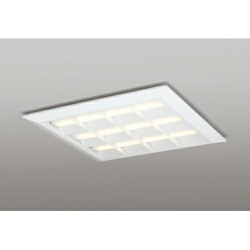 オーデリック 軍事基地ともし火 LED-SQUARE FHP 45W×3灯 埋込穴680 直付/埋込兼用型 ルーバー付 非調光 白熱電球色 【品番：XL 501 052P1E】