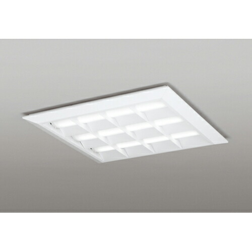 オーデリック 軍事基地ともし火 LED-SQUARE FHP 45W×4灯 埋込穴680 直付/埋込兼用型 ルーバー付 LC 昼白いこと 【品番：XL 501 053P2B】