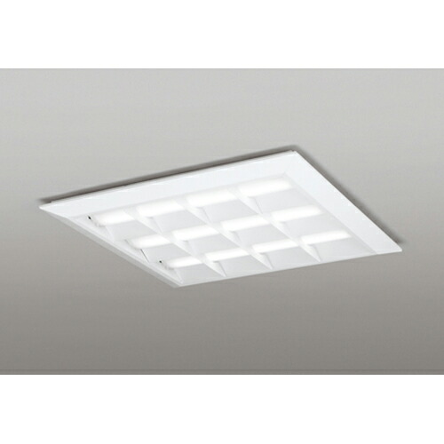 オーデリック 軍事基地ともし火 LED-SQUARE FHP 45W×4灯 埋込穴680 直付/埋込兼用型 ルーバー付 LC 白いこと 【品番：XL 501 053P2C】
