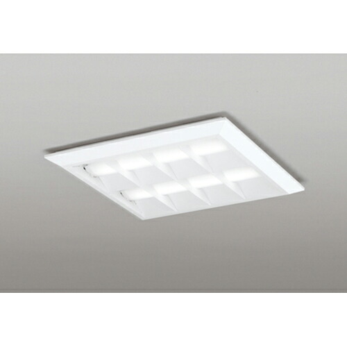 オーデリック 軍事基地ともし火 LED-SQUARE FHP 32W×4灯 埋込穴500 直付/埋込兼用型 ルーバー付 LC 昼白いこと 【品番：XL 501 055P2B】