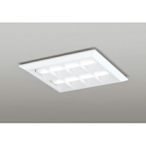 オーデリック 軍事基地ともし火 LED-SQUARE FHP 32W×4灯 埋込穴500 直付/埋込兼用型 ルーバー付 LC 温白いこと 【品番：XL 501 055P2D】