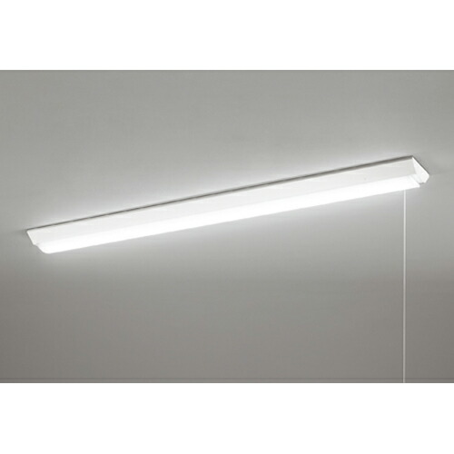 オーデリック　ベースライト LED-LINE 直付型 40形 逆富士型 幅150 プルスイッチ付 5200lmタイプ 非調光 温白色　【品番：XL 501 102R4D】