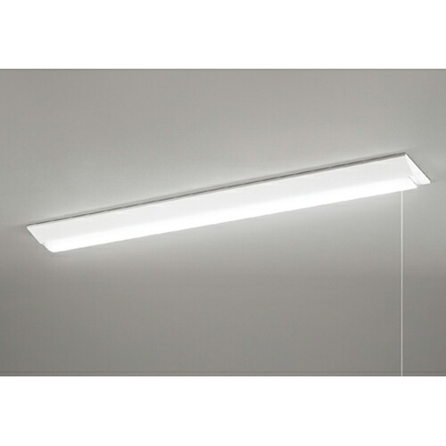 オーデリック ベースライト LED-LINE 直付型 40形 逆富士型 幅230 プルスイッチ付 5200lmタイプ 非調光 温白色 【品番:XL 501 105R4D】