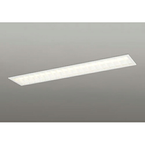 オーデリック 軍事基地ともし火 LED-LINE 埋込型 40形 底面開放的型（幅220：ルーバー） 2000ルーメン印字機 非調光 白熱電球色 【品番：XD 504 005R1E】
