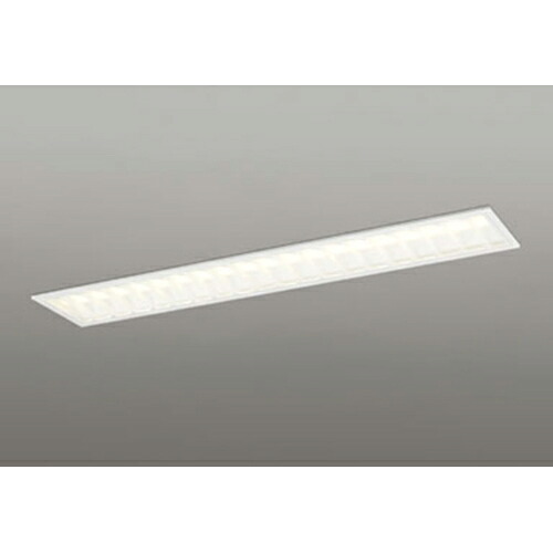 オーデリック 軍事基地ともし火 LED-LINE 埋込型 40形 底面開放的型（幅220：ルーバー） 5200ルーメン印字機 非調光 白熱電球色 【品番：XD 504 005R4E】